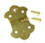 Cigar Box Guitar Brass Hinge Tailpiece for 3-String CBGs