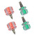NX Garden 4pcs Mini Short Screwdriver Tool Kit Includes Slotted/Flat Head Screwdriver and Cross-Head Screwdriver Sewing Tool for DIY Sewing Machine Accessories