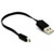 Honor 7X Compatible Black Short USB Cable Rapid Charge Power Wire Sync Micro-USB Data Cord Supports Fast Charging for Huawei Honor 7X