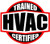 BIKERSTUFFUS Trained Certified HVAC Helmet Sticker Hard HAT Sticker