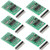 ICQUANZX 6pcs HX711 Weighing Sensor 24-bit Precision A/D Module Pressure Sensor.