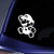 Bargain Max Decals - Jumping Mario Sticker Decal Notebook Car Laptop 6" (White)
