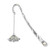 KUIYAI UFO Bookmark I Want to Believe Metel Bookmark Glow in The Dark Luminous Bookmark (UFO Bookmark)
