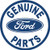Desperate Enterprises Geniune Ford Parts Round Tin Sign, 11.75" Diameter