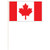 amscan 6" x 10" Canadian Flags (12 ct)