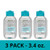 Garnier SkinActive Micellar Cleansing Water, All-in-1 Waterproof Makeup Remover and Facial Cleanser, 3.4 fl oz, 3 Pack