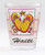 Haiti Beach Sandals Triple Window Shot Glass