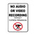 No Audio Or Video Recording Without Express Permission Vinyl Sticker Decal 8"
