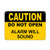 Caution Do Not Open Alarm Will Sound Security Sign Vinyl Sticker Decal 8"