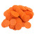 BWIN 100 Pieces counters Counting Chips Plastic Round Markers 1Inch Opaque Plastic Learning Counters Mini Poker Chips Game Tokens for Bingo Chips (Orange)