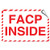 Facp Inside Hazard Fire Label Decal Sticker 10 Inches X 7 Inches