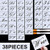 Letter Stencils, Alphabet Templates, Alphabet Stencils Reusable Plastic Art Craft Stencils with Numbers