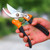 TOOLZYZ Pruning Shears, Hand Pruner with Stainless SK5 Steel Blades 8.6" Tree Trimmers Secateurs, Garden Shears Tools, Clippers for The Garden-Black