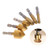 6 Pcs Countersink Drill Bit Set,1/4'' Hex Shank HSS Counterbore Reamer Countersink Chamfer 5 Flute Countersink 90 Degree Center Punch Tool Sets For Wood Quick Change Bit 6mm-19mm