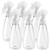 6 Pack 200ml Spray Bottle Empty Plastic Refillable Trigger Sprayer , Leak Proof Plant Mister for Cleaning Solutions, Hair Care