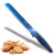 Wanbasion Blue Serrated Bread Knife 8 Inch, Bread Knife Serrated with Sheath, Stainless Steel Bread Knife for Homemade Bread