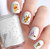 Pooh Autumn (Clear Water-Slide Nail Decals)