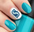 Seattle Baseball Waterslide Nail Art Decals - Salon Quality