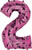 Mayflower 33" Anagram Number 2 Pink Minnie Mouse Foil Balloon, Multicolor