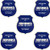 BRINKS ADT Security Sticker Decal Signs (5) Lot for Home Windows Waterproof Ring Systems