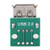 Tangxi 10Pcs/lot USB Type A Female Socket Breakout Board 2.54mm Pitch Adapter Connector DIP Plug Connector Jack Socket Connector PBC Mounting Assortment Set