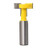 Eyech 1/2 Inch Shank Straight T Slot Router Bit T Track Router Bit Slotting Cutter Woodworking Tool