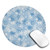 Mouse Pad Round Mousepad Customized Gaming Mousepads for Laptop and Computer Christmas Snowflakes
