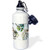 3dRose "View looking through slash pine trees sky florida scene 3d" Sports Water Bottle, 21 oz, White