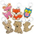 Baker Ross AX182 Woodland Animal Wooden Keyrings - Pack of 10, Color in Woodcraft Kits for Kids Arts and Crafting Activities Baker Ross AX182 Woodland Animal Wooden Keyrings - Pack of 10, Color in Woodcraft Kits for Kids Arts and Crafting Activities