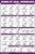 QuickFit Exercise Ball Workout Poster - Stability Ball Routine - Balance Ball - Laminated - 18" x 27"