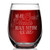Shop4Ever We Are Best Friends Because Everyone Else Engraved Stemless Wine Glass Funny Bestfriend Wine Glass