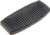 APDTY 31864 Replacement Rubber Brake Pedal Pad Fits Models With Automatic Trans