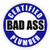 Bad Ass Plumber Hard Hat Sticker / Helmet Decal Label Lunch Tool Box Plumbing