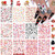 Valentines Day Nail Art Sticker Decal 3D Self-Adhesive Valentines Day Nail Decorations Sexy Red Lips Love Kiss Angel Baby Cupid Heart Valentine Nail Decorations (12 Sheets)