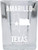 Amarillo Texas Souvenir Laser Etched 2 Ounce Square Shot Glass Texas State Flag Design