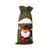 4pcs Christmas Wine Bottle Linen Xmas Red Wine Bottle Bags with Drawstrings, Red Snowman Old Man Elk Snowman Wine Bottle Decor Bag for CHristmas Decoration