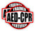 AED - CPR Trained Certified Hard Hat Sticker / Helmet Decal Label Lunch Tool Box