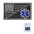 MUNAN ACU EMS EMT Star of Life USA Flag Subdued Paramedic Medical Morale Tactical Army Gear Fastener Patch