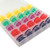 SimSel Box of 25 Colored Bobbins with Thread Hole  4123078-G, 4131825-45 for Husqvarna Viking