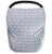 Arrow Nursing Cover Breastfeeding Scarf Grey, Stretchy Car Seat Covers for Babies, Carseat Canopy for Boys and Girls, Breathable and Thick Stroller Cover, Grey