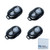 eCostConnection Wireless Four Remote Control Shutter Button for iPhone and Android Smartphones, 4, Round with Microfiber Cleaning Cloth