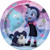 Unique"Disney Vampirina Round Dessert Plates, 7"", 8 Ct.", multicolor, one size