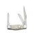 Rite Edge Pearl Stockman Knife, White, Large