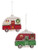 Ganz Christmas Camper Ornaments Set of 2 Assorted