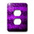 3dRose lsp_5880_6 Musical Interlude in Purple 2 Plug Outlet Cover Multicolor