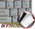 FRENCH AZERTY NON-TRANSPARENT KEYBOARD DECALS BLACK, GREY OR WHITE BACKGROUND FOR DESKTOP, LAPTOP AND NOTEBOOK (Grey Background)