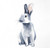 Posterazzi Collection Curious Rex Rabbit Poster Print by Atelier B Art Studio (12 x 12)