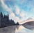 Posterazzi Collection Lakeview by Night Poster Print by Atelier B Art Studio (12 x 12)