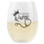 Trauma Queen Stemless Wine Glass, 15 oz