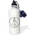 3dRose wb_12700_1 High Five Peace Sign - Sports Water Bottle, 21 oz, White